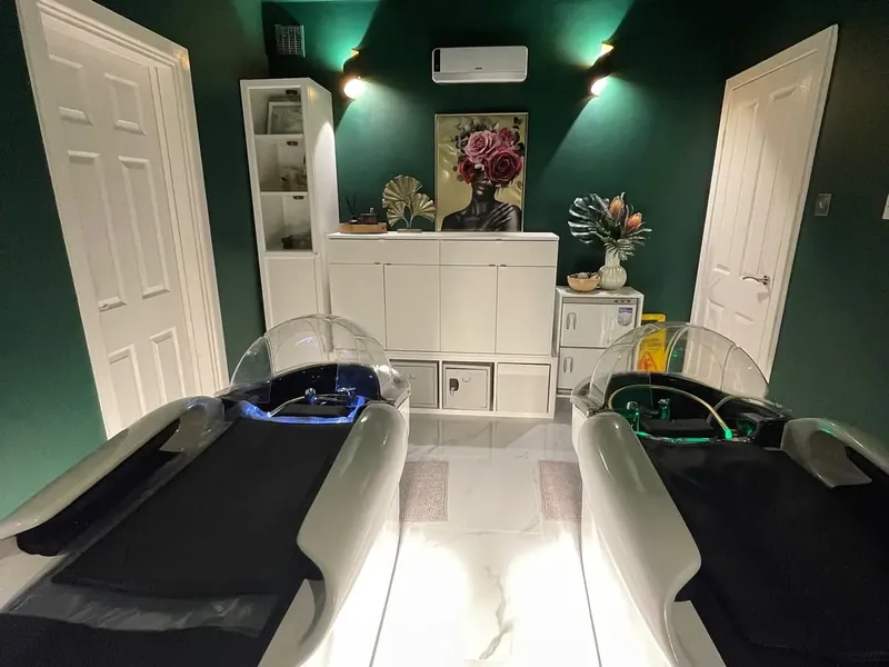 Relaxing head spa treatment at Chroma Nails & Spa